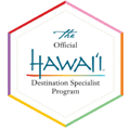 Certificado de agencia de viajes especialista en viajes a Hawai